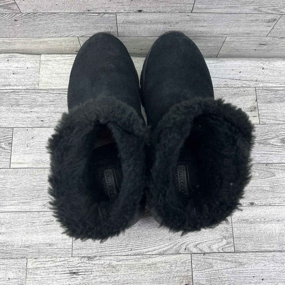 Skechers On The Go Gen 5 Goga Mat 14356‎ Black Suede Ankle Boots Women Size 6